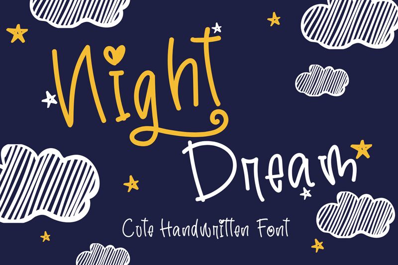 Night Dream Schriftart