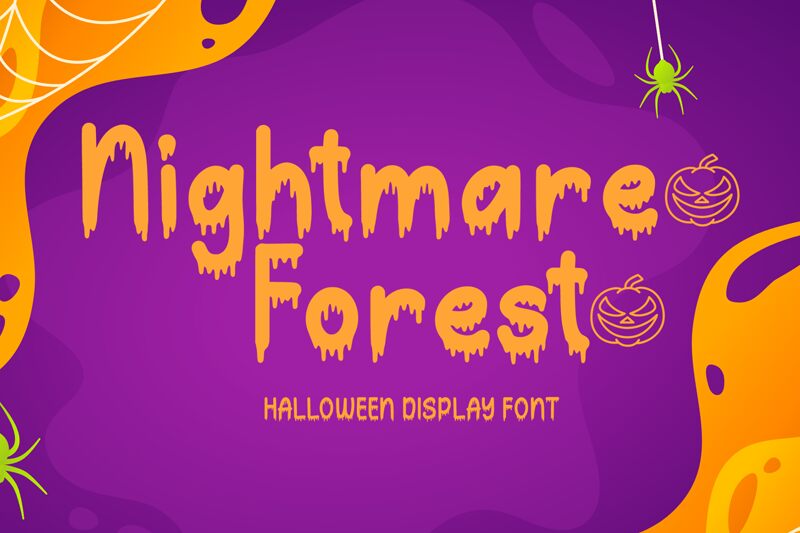 Nightmare Forest Font