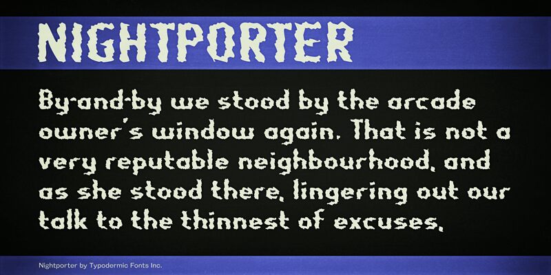 Nightporter Czcionka