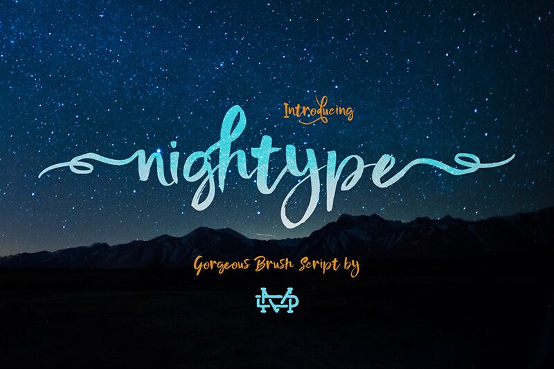 Nightype الخط 