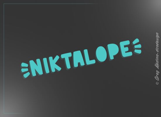 Niktalope Czcionka
