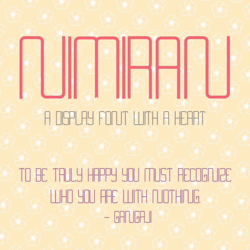 Nimiran Schriftart
