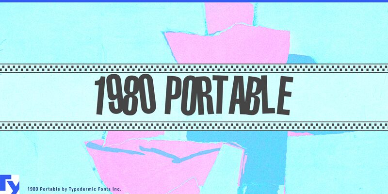 Nineteen Eighty Portable Czcionka