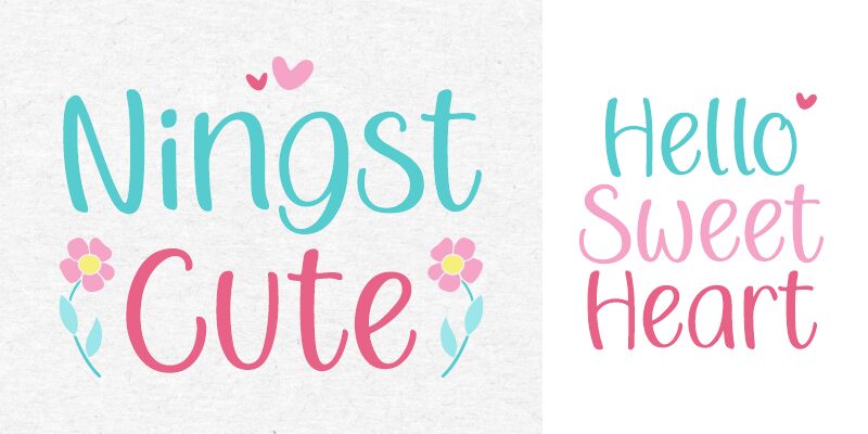 Ningst Cute Schriftart