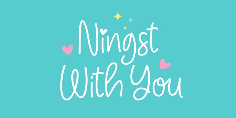 Ningst With You Schriftart