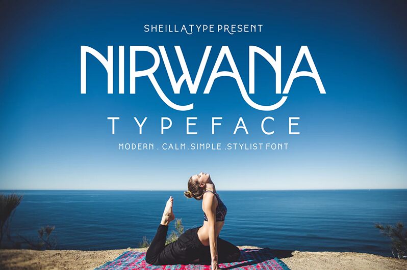 NIRWANA Schriftart