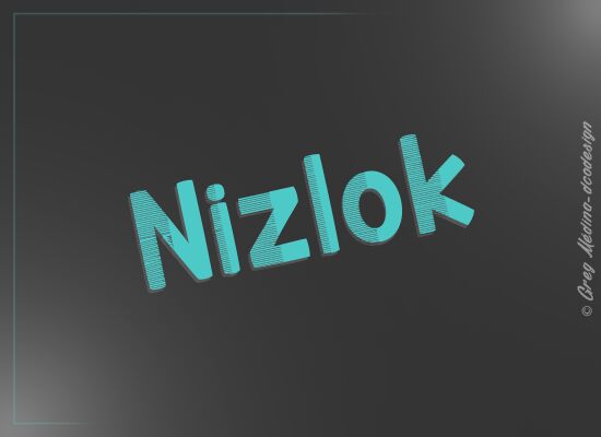 Nizlok Czcionka