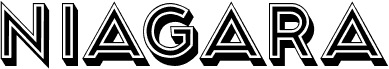 Preview of the Niagara Regular font