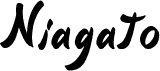 Niagato - Personal Use الخط