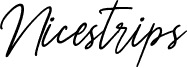 Nicestrips Free Regular Schriftart