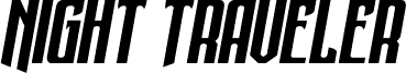 Night Traveler Expanded Italic