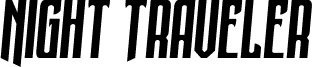 Night Traveler Semi-Italic