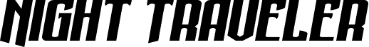 Night Traveler Wide Italic