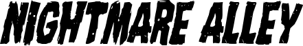 Nightmare Alley Condensed Italic