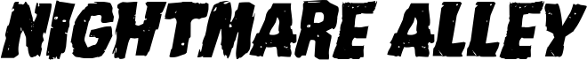Nightmare Alley Expanded Italic