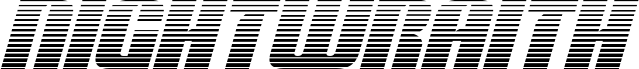 Nightwraith Gradient Italic