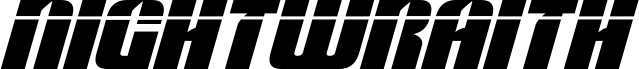 Nightwraith Laser Italic