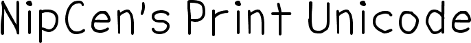 NipCen's Print Unicode