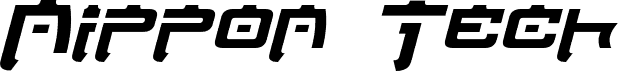Nippon Tech Bold Italic