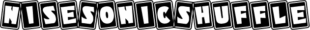 Preview of the NiseSonicShuffle font