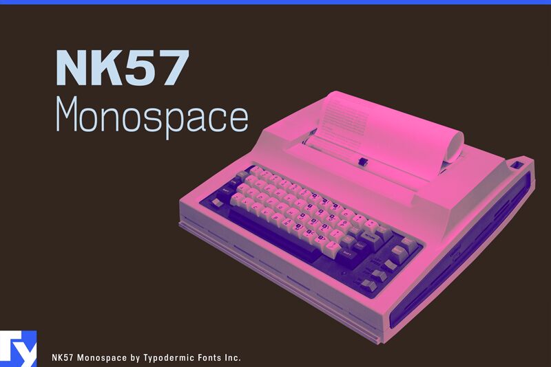 NK57 Monospace Druh písma