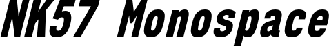 NK57MonospaceCdEb-Italic