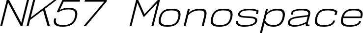 NK57MonospaceSeLt-Italic