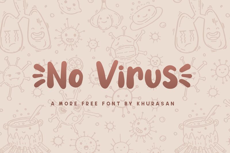 No Virus Schriftart