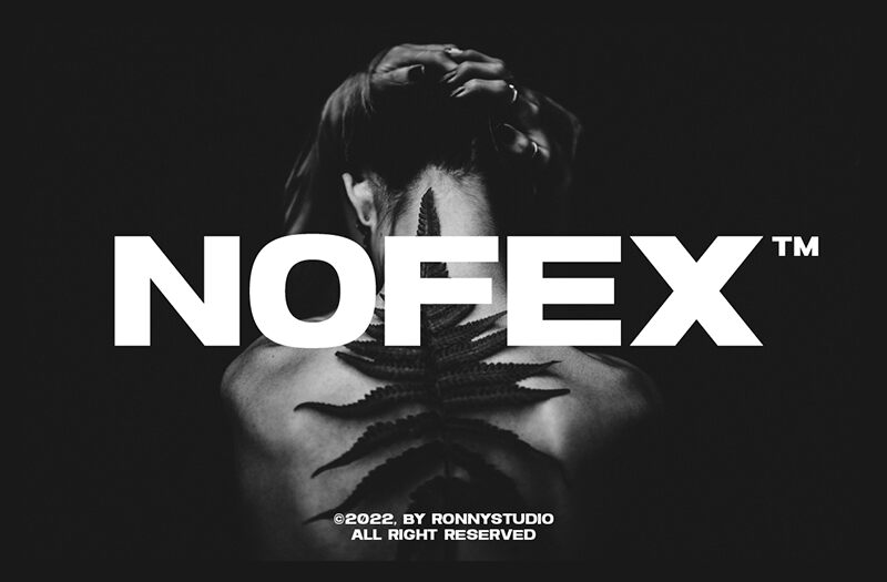 Nofex Шрифт