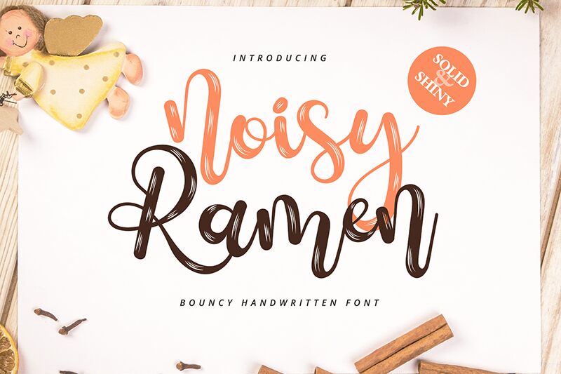 Noisy Ramen Schriftart