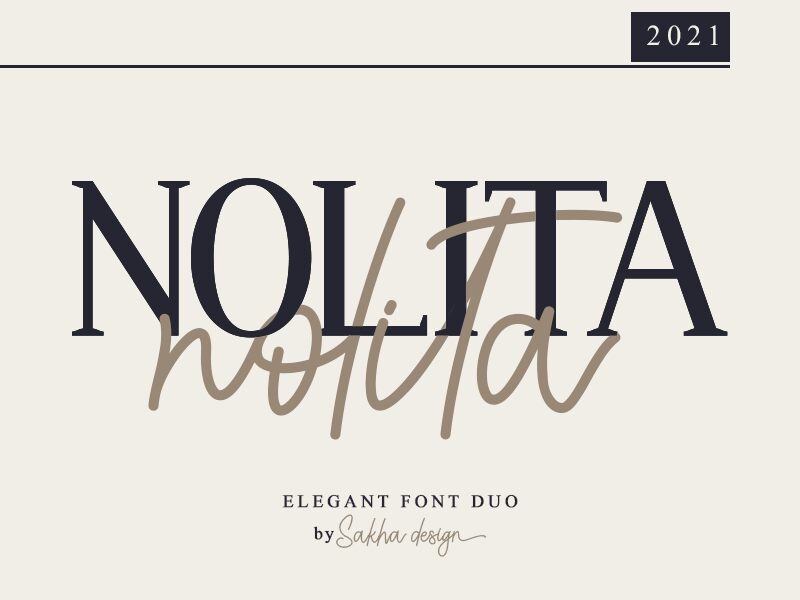 Nolita Serif Czcionka