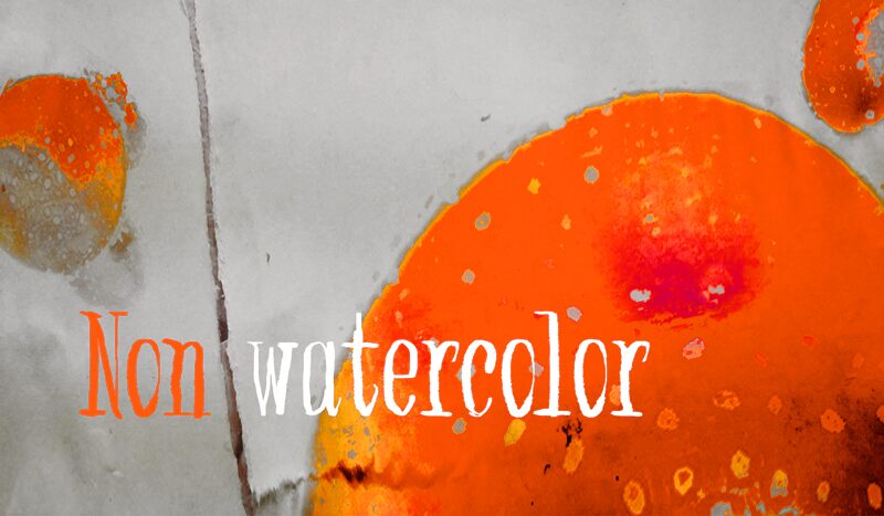 Non watercolor Czcionka