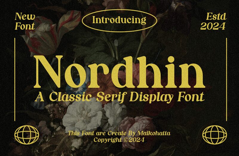 Nordhin 字体