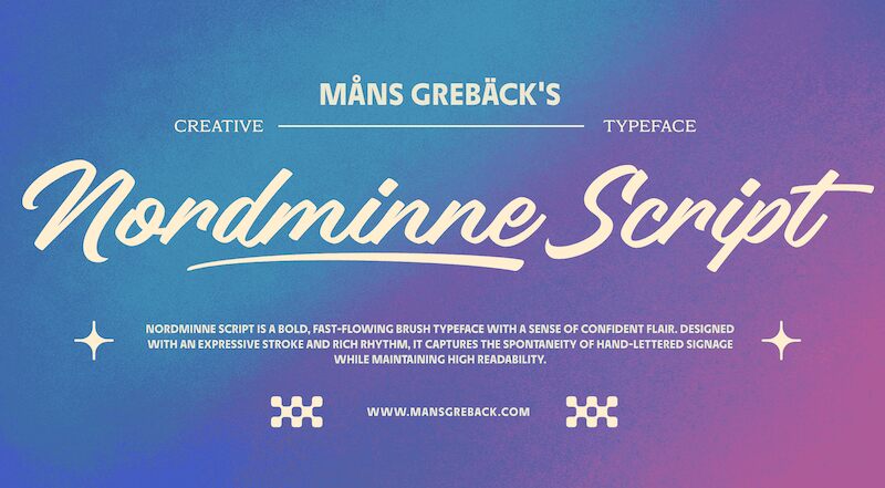 Nordminne Script 字体