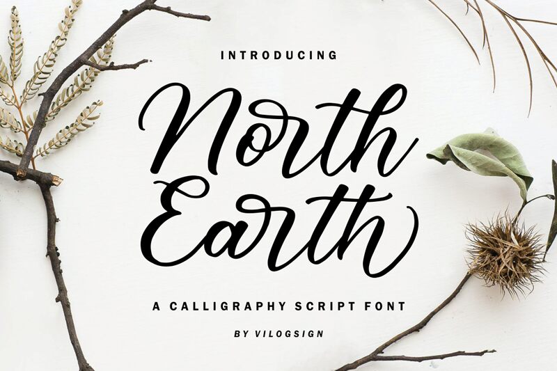 North Earth Schriftart