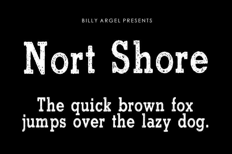 North Shore Schriftart