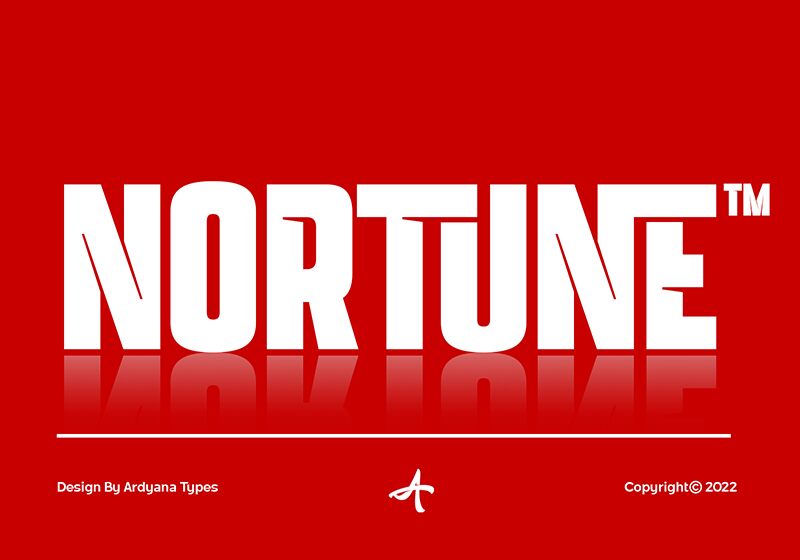 Nortune Black Schriftart