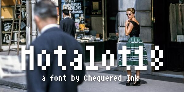 Notalot18 Schriftart