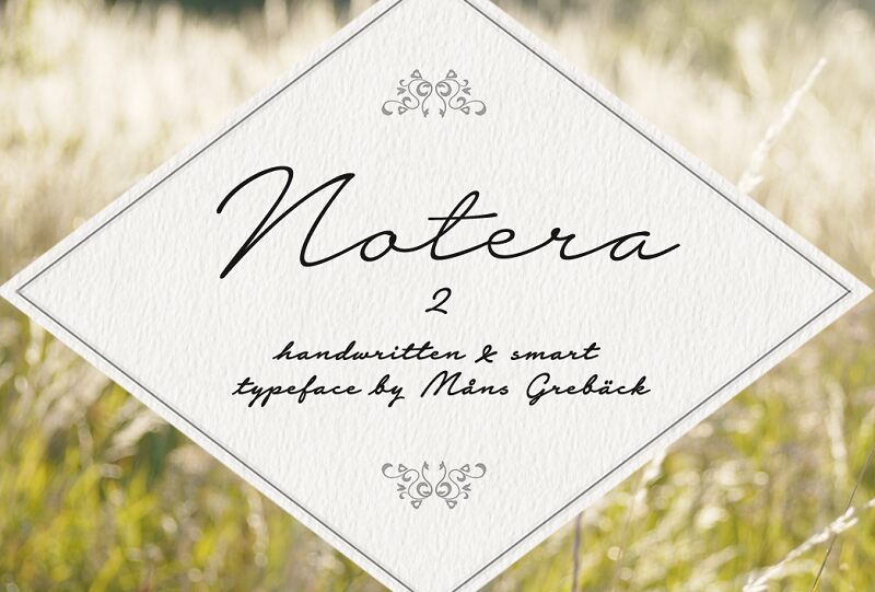 Notera 2 フォント