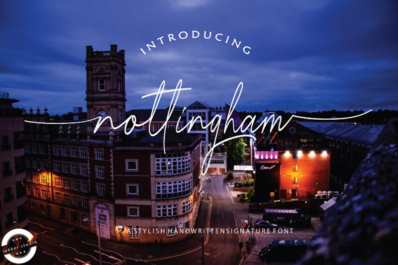 Nottingham Schriftart