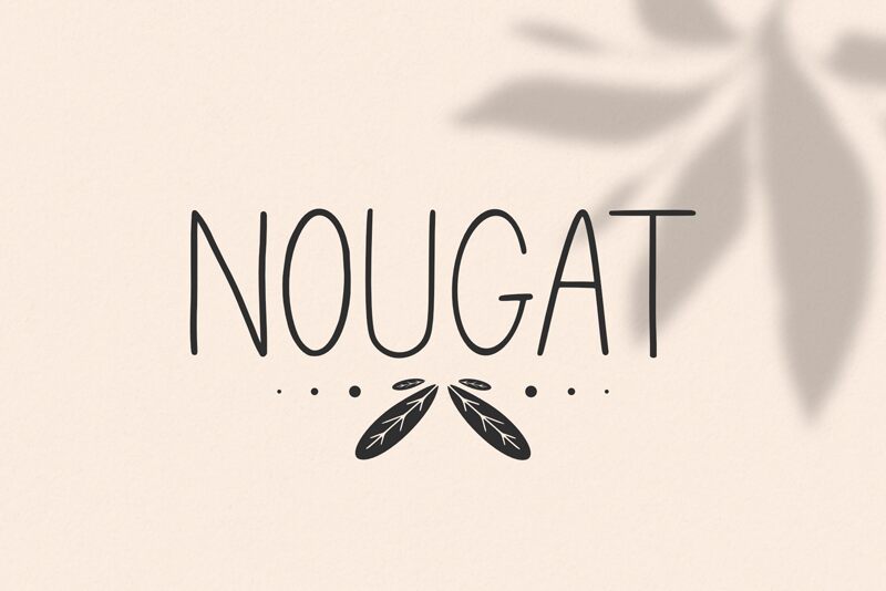 Nougat 字体