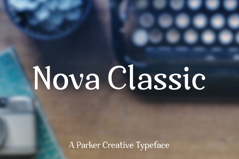 Nova-Classic-Personal-Use-Only Schriftart