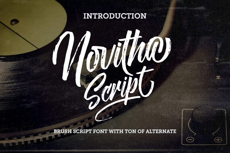 Novitha Script Schriftart