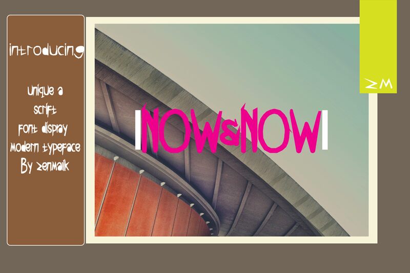 Now&now Czcionka