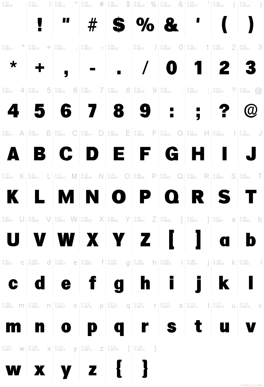 tally text light 1 font