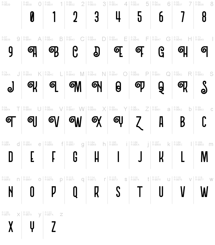 Version font