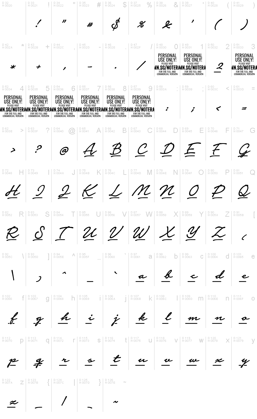 notera-2-underline-personal-use-medium-fonte