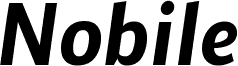 Nobile Bold Italic