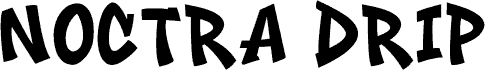 Noctra Drip Solid Solid carattere