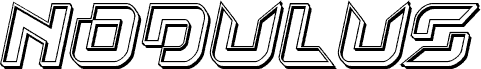 Nodulus Engraved Italic